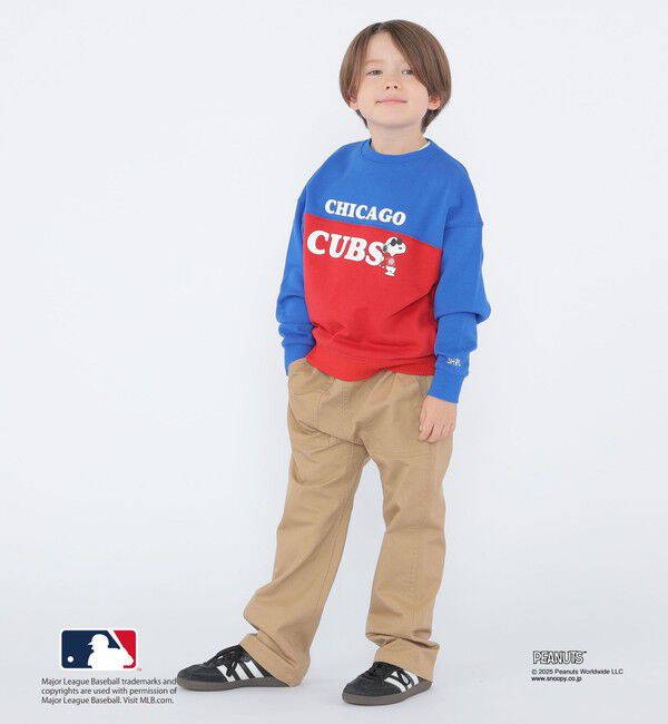SHIPS KIDS「SHIPS KIDS:100～125cm / PEANUTS&times;MLB プリント スウェット」|スウェット・ジャージ|