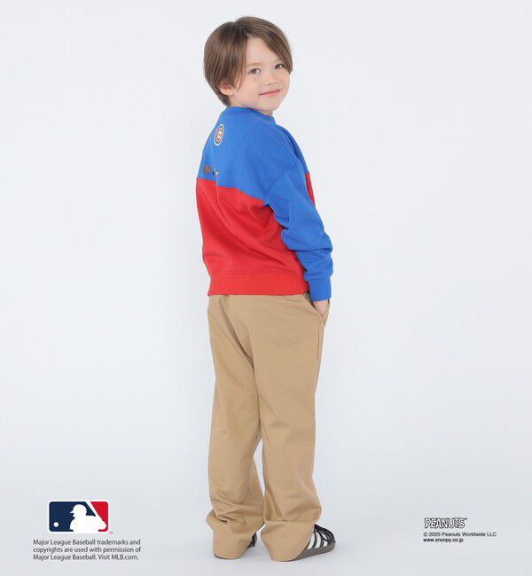 SHIPS KIDS「SHIPS KIDS:100～125cm / PEANUTS&times;MLB プリント スウェット」|スウェット・ジャージ|