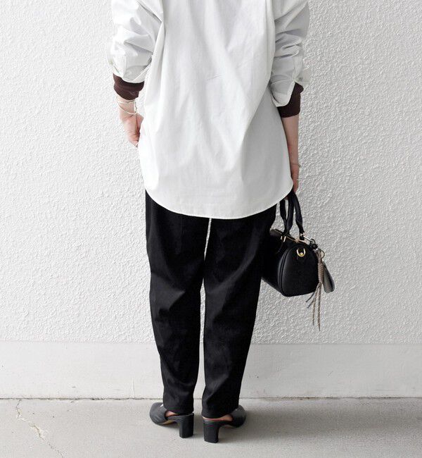 SHIPS any「SHIPS any: ポリエステル スエード テーパード イージー パンツ」|その他|