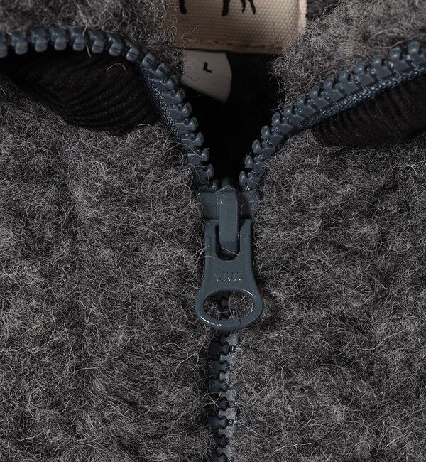 SHIPS any「Mouflon Mouflon: ボア ジップ スタンドカラー ブルゾン」|ブルゾン・スタジャン|