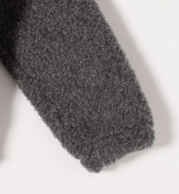 SHIPS any「Mouflon Mouflon: ボア ジップ スタンドカラー ブルゾン」|ブルゾン・スタジャン|