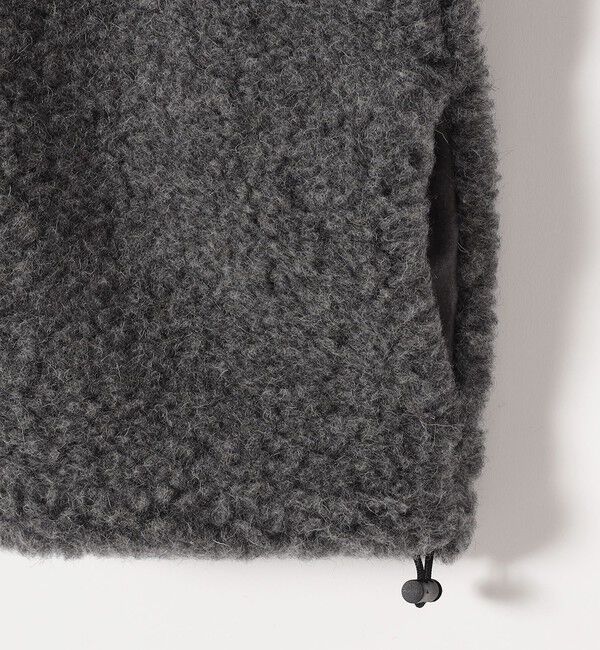 SHIPS any「Mouflon Mouflon: ボア ジップ スタンドカラー ブルゾン」|ブルゾン・スタジャン|