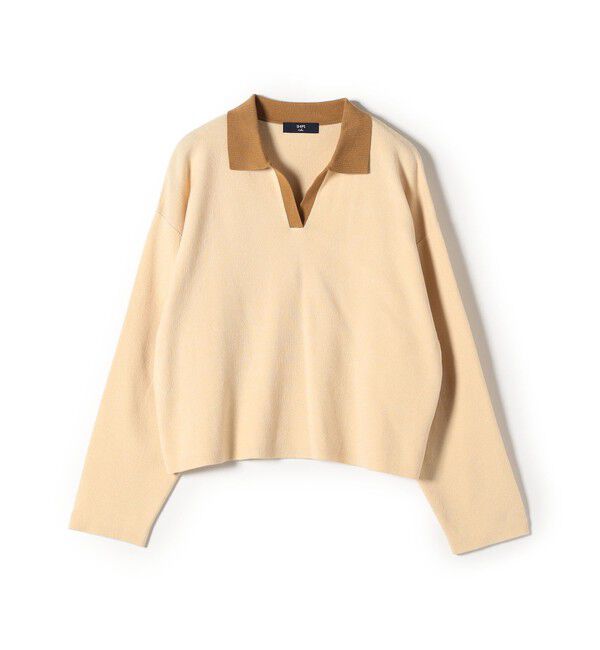 SHIPS Colors 「SHIPS Colors:〈手洗い可能〉スキッパー ニット &times; スカート セットアップ◇」|ニット・セーター|