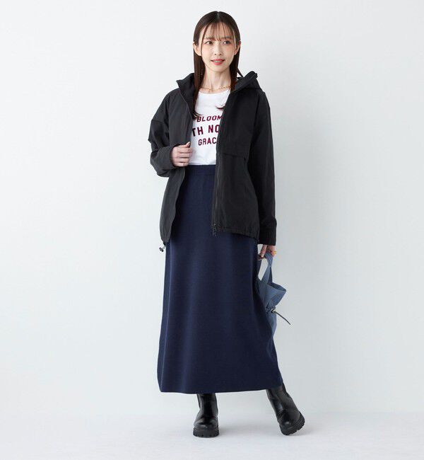 SHIPS Colors 「SHIPS Colors:〈手洗い可能〉スキッパー ニット &times; スカート セットアップ◇」|ニット・セーター|