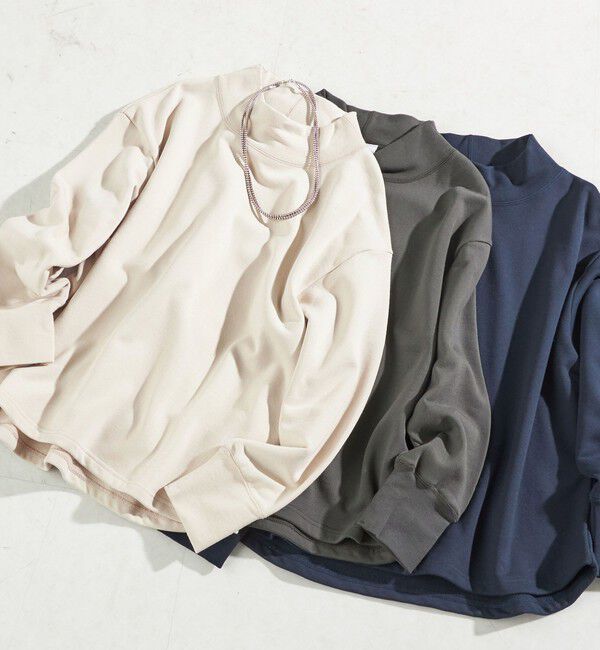 SHIPS for women「【SHIPS別注】assiette:〈手洗い可能〉ボトル ネック プルオーバー」|Tシャツ・カットソー|