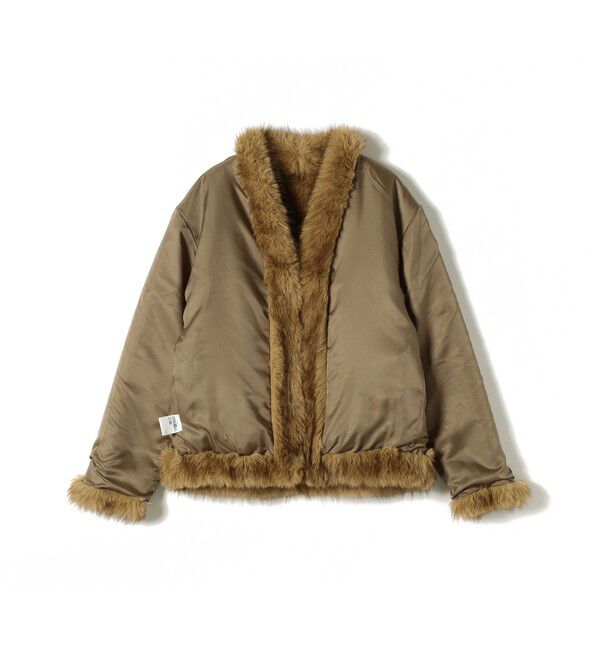 SHIPS for women「フェイク ファー コクーン ブルゾン」|その他|