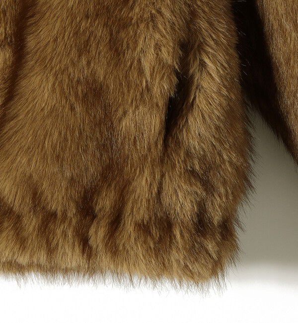 SHIPS for women「フェイク ファー コクーン ブルゾン」|その他|