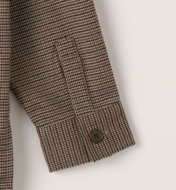 SHIPS KIDS「SHIPS KIDS:140～160cm / 千鳥柄 チェック シャツ アウター」|シャツ・ブラウス|