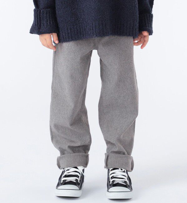 SHIPS KIDS「SHIPS KIDS:100～130cm /ワンダーシェイプ ストレッチ ウォーム パンツ」|その他|トップグレー