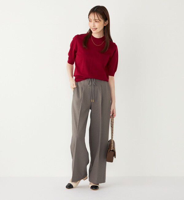 SHIPS Colors 「SHIPS Colors:〈手洗い可能〉ウールライクイージーワイドパンツ2（セットアップ対応可能）◇」|その他|