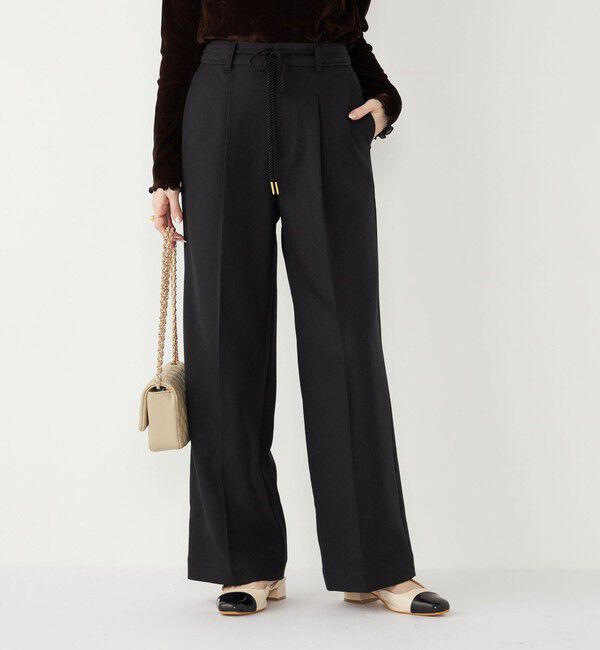 SHIPS Colors 「SHIPS Colors:〈手洗い可能〉ウールライクイージーワイドパンツ2（セットアップ対応可能）◇」|その他|