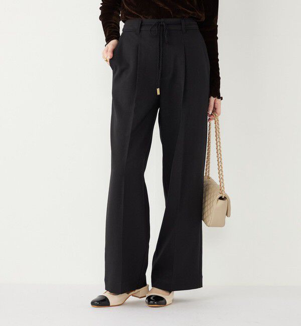 SHIPS Colors 「SHIPS Colors:〈手洗い可能〉ウールライクイージーワイドパンツ2（セットアップ対応可能）◇」|その他|