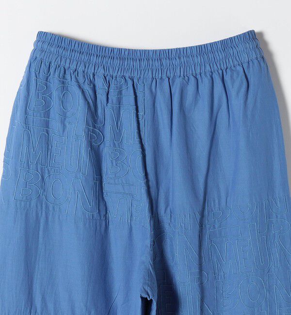 SHIPS any「bon_meur:〈洗濯機可能〉ロゴ エンブロイダリー パッチワーク ワイド パンツ」|その他|