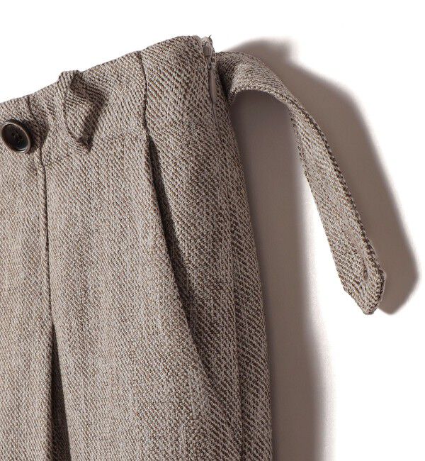 SHIPS Colors 「SHIPS Colors:〈手洗い可能〉カラー ミックス ツイード ボタン ワイドパンツ◇」|その他|