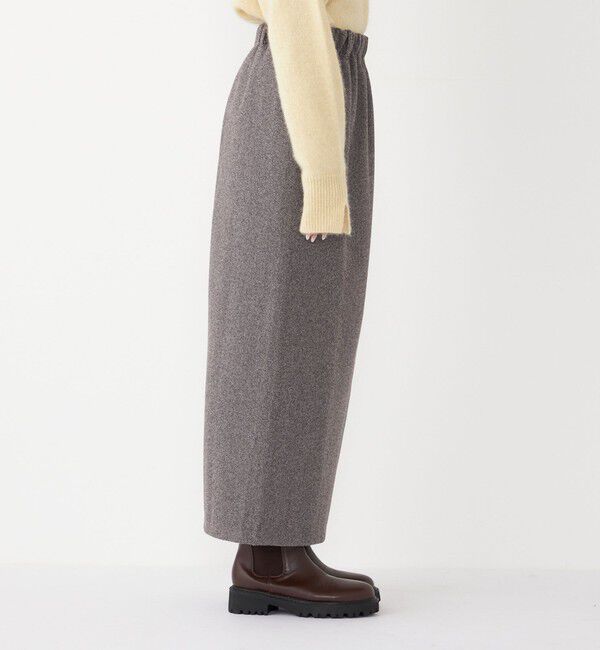 SHIPS Colors 「SHIPS Colors:〈手洗い可能〉ジャージー へリボーン / チェック タイトスカート」|スカート|