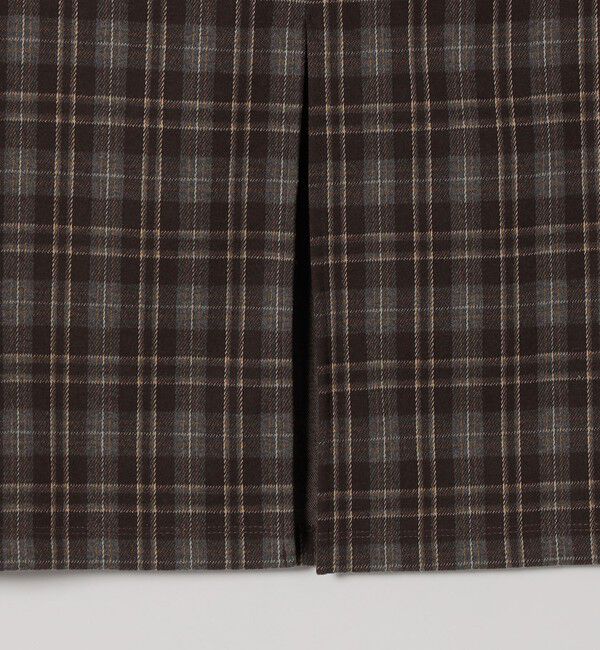 SHIPS Colors 「SHIPS Colors:〈手洗い可能〉ジャージー へリボーン / チェック タイトスカート」|スカート|