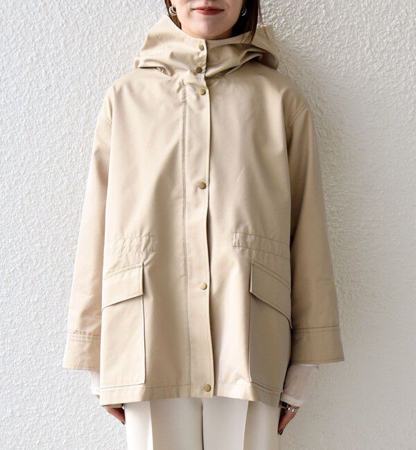 SHIPS any「SHIPS any:〈手洗い可能〉シャンブレー テントライン フード コート」|その他|