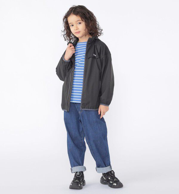 SHIPS KIDS「SHIPS KIDS:100～130cm /〈撥水/洗濯機可能〉ジップアップ パーカ」|ブルゾン・スタジャン|