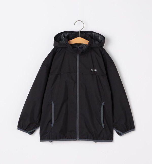 SHIPS KIDS「SHIPS KIDS:100～130cm /〈撥水/洗濯機可能〉ジップアップ パーカ」|ブルゾン・スタジャン|