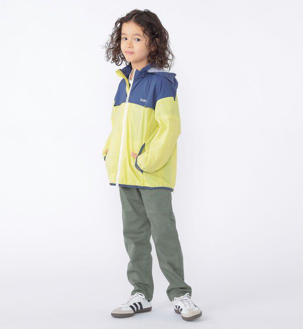 SHIPS KIDS「SHIPS KIDS:100～130cm /〈撥水/洗濯機可能〉ジップアップ パーカ」|ブルゾン・スタジャン|