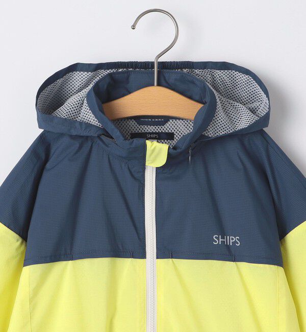 SHIPS KIDS「SHIPS KIDS:100～130cm /〈撥水/洗濯機可能〉ジップアップ パーカ」|ブルゾン・スタジャン|
