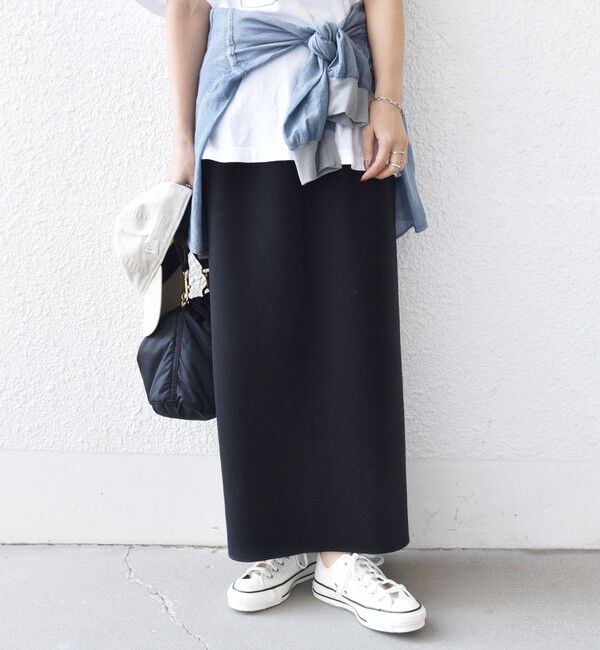 SHIPS for women「〈手洗い可能〉ダブル フェイス 前後 2WAY スカート」|スカート|