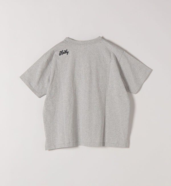 SHIPS any「【SHIPS any別注】Collegiate Pacific:〈洗濯機可能〉V ガゼット プリント & 刺繍 Tシャツ」|Tシャツ・カットソー|