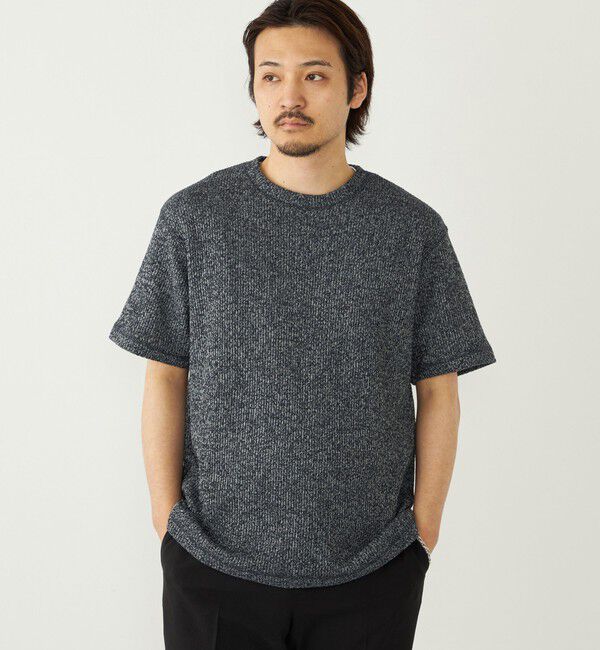 SHIPS Colors 「SHIPS Colors:ローゲージ カノコ Tシャツ◇」|Tシャツ・カットソー|ブラック