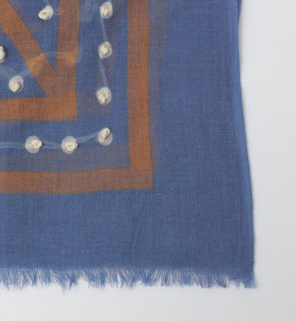 SHIPS「MARCEL LASSANCE: COTTON HAND EMBROIDERY STOLE」|ストール|