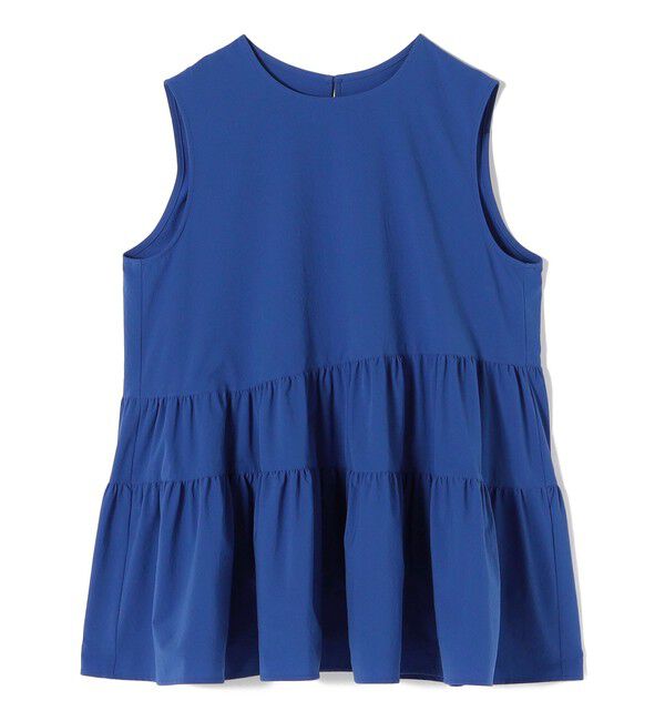 SHIPS for women「《予約》〈接触冷感 / 撥水加工〉TEXBRID(R) タフタ ノースリーブ ブラウス」|シャツ・ブラウス|