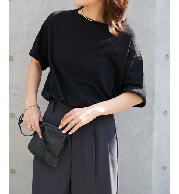 OUTDOOR PRODUCTS Usual Things「≪予約≫スラブテンジク 五分袖TEE」|Tシャツ・カットソー|