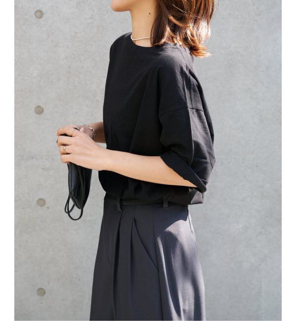 OUTDOOR PRODUCTS Usual Things「≪予約≫スラブテンジク 五分袖TEE」|Tシャツ・カットソー|