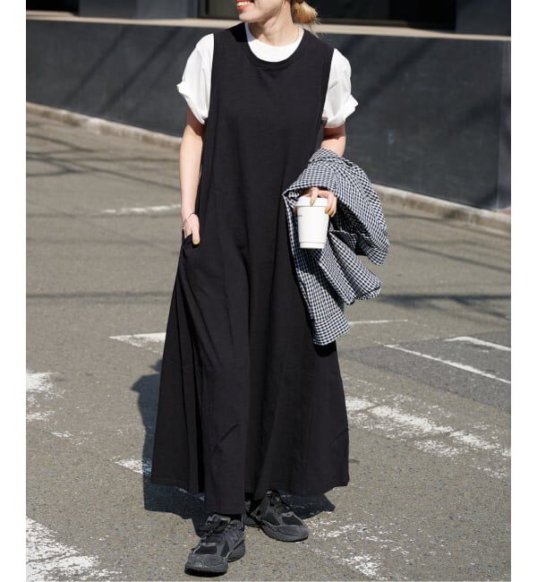 OUTDOOR PRODUCTS Usual Things「≪予約≫スラブテンジクフレアノースリワンピース」|ワンピース|