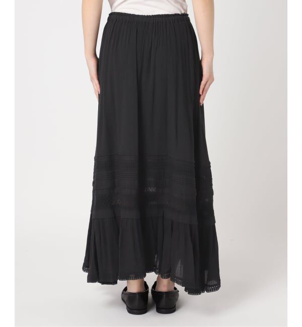 OUTDOOR PRODUCTS Usual Things「≪予約≫コットンレーストリムスカート」|スカート|