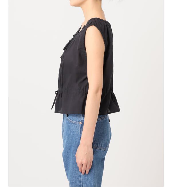 OUTDOOR PRODUCTS Usual Things「≪予約≫ピンタックレースノースリブラウス」|シャツ・ブラウス|