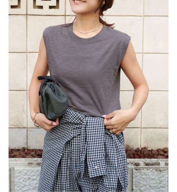 OUTDOOR PRODUCTS Usual Things「≪予約≫スラブテンジクノースリ」|Tシャツ・カットソー|グレー