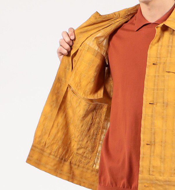 TOMORROWLAND MENS「ポリエステルナイロンキュプラ Gジャン」|ブルゾン・スタジャン|