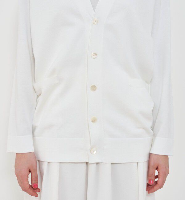 GALERIE VIE「シーアイランドコットン Vネックカーディガン」|カーディガン|