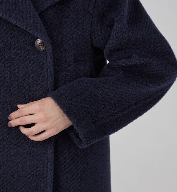 TOMORROWLAND collection「モヘヤダイヤゴナル ピーコート」|ピーコート|