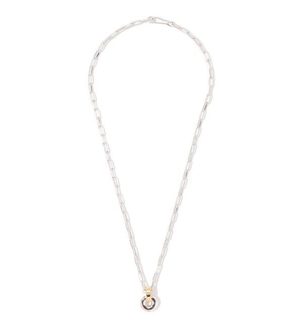 TOMORROWLAND GOODS「LAURA LOMBARDI TEO TONE PIEGA ネックレス」|ネックレス|82 シルバー系