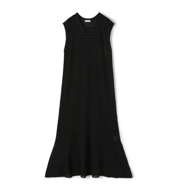 DES PRES「クレープニット フレアワンピース」|ワンピース|19 ブラック
