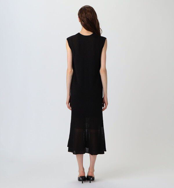 DES PRES「クレープニット フレアワンピース」|ワンピース|