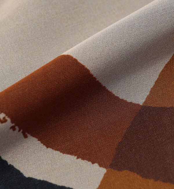 TOMORROWLAND GOODS「TOMORROWLAND ウール プリントスカーフ」|バンダナ・スカーフ|