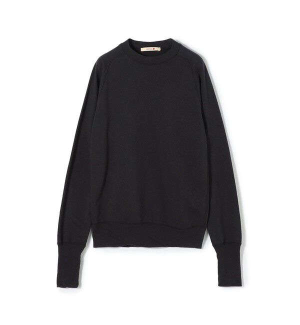 BACCA「ソフトコットン ラグランスリーブプルオーバー」|スウェット・ジャージ|17 ダークグレー