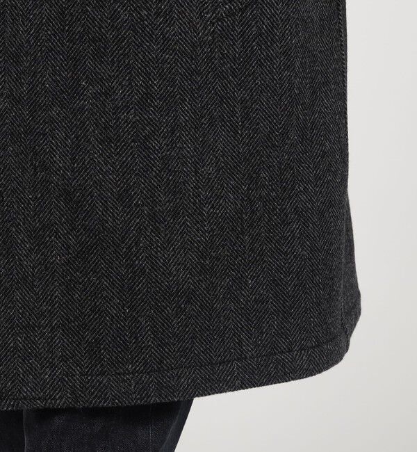 TOMORROWLAND MENS「ブリティッシュウールツイード バルカラーコート ZANIERI」|ステンカラーコート|