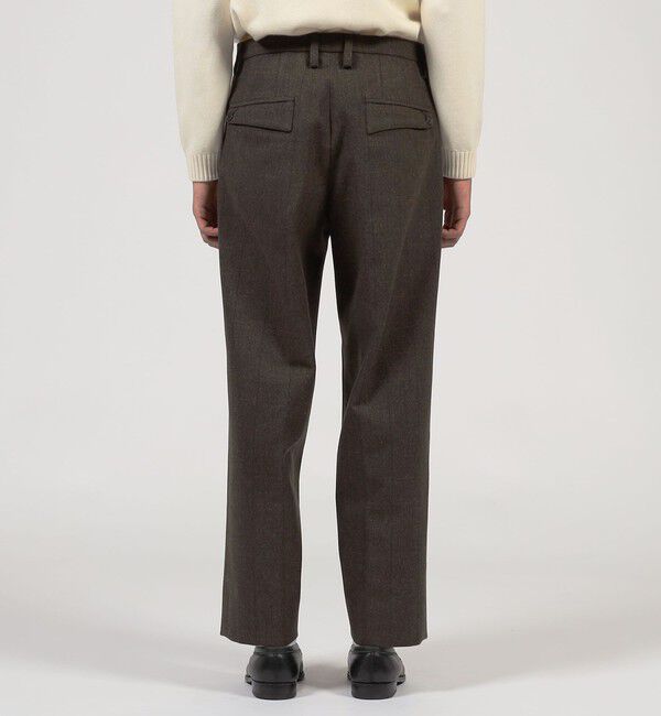 TOMORROWLAND MENS「ウールメルトンストライプ ワイドパンツ」|その他|