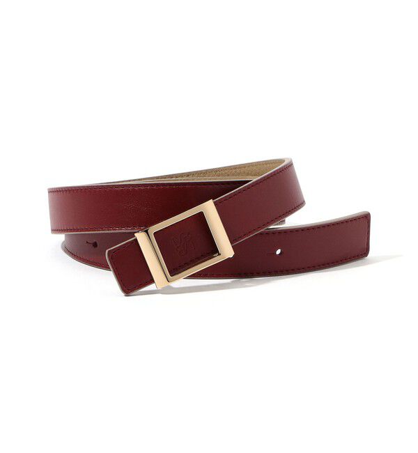 TOMORROWLAND GOODS「Maison Boinet リバーシブル ベルト」|ベルト|44 レッド系