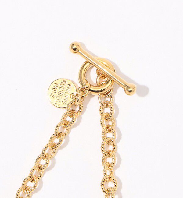 TOMORROWLAND GOODS「【別注】PHILIPPE AUDIBERT Stina laiton ゴールドネックレス」|ネックレス|