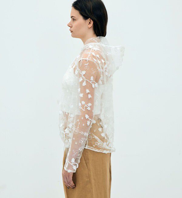 Edition「edition pourell トリコット エンブロイダリートップス」|シャツ・ブラウス|