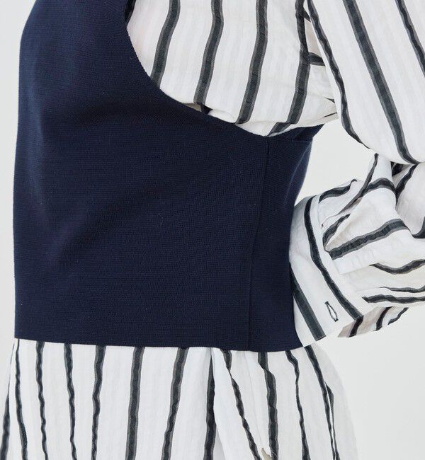 GALERIE VIE「ミラノリブ 2-wayベスト」|ベスト・ジレ|